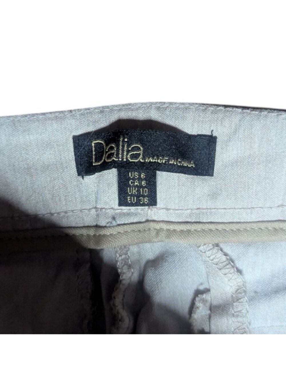 Dalia Stretch Ponte Pants 6 - Picture 3 of 3